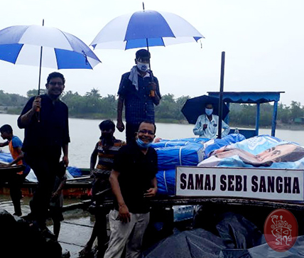 Samaj Sebi Sangha Durgapuja Social Activities 2020