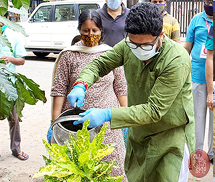 Samaj Sebi Sangha Durgapuja Social Activities 2020