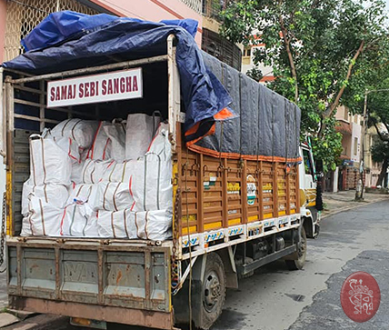 Samaj Sebi Sangha Durgapuja Social Activities 2020
