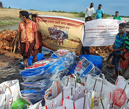 Samaj Sebi Sangha Durgapuja Social Activities 2020
